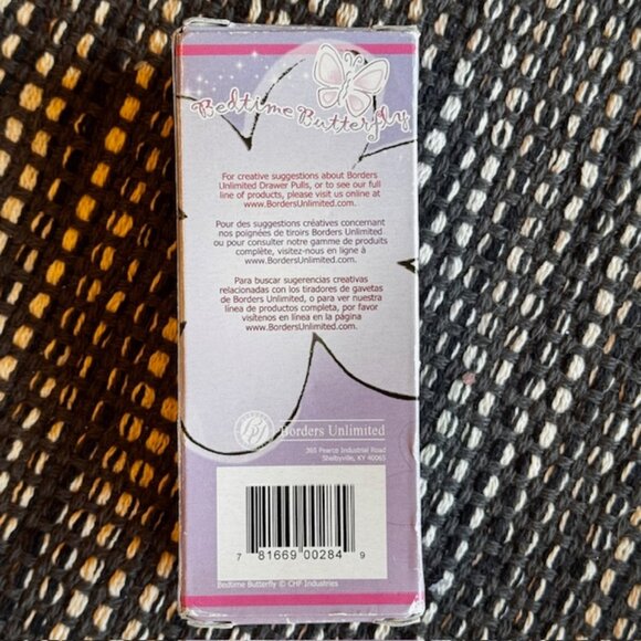 Bedtime Butterfly Flower & Butterfly Drawer Pulls - Picture 3 of 10